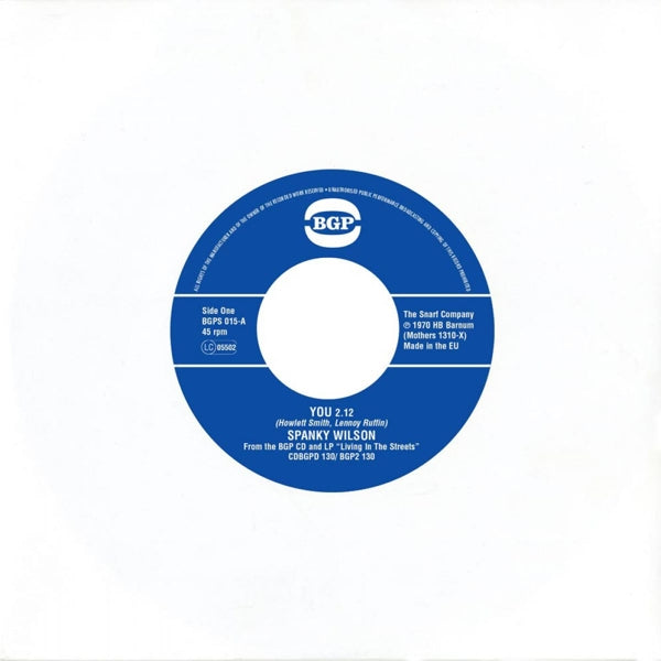  |  7" Single | Spanky Wilson - You/Sunshine of Your Love (Single) | Records on Vinyl