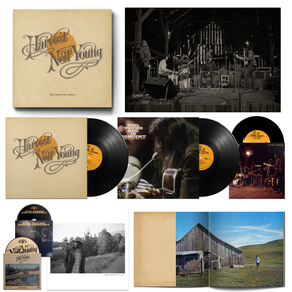  |  Vinyl LP | Neil Young - Harvest (50th Anniversary Edition) (2LP+7''+2DVD) | Records on Vinyl
