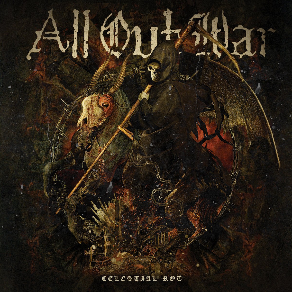  |  Vinyl LP | All Out War - Celestial Rot (LP) | Records on Vinyl