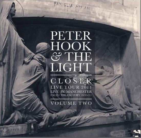 Peter Hook & The Light - Closer:Live In.. Vol.1 |  Vinyl LP | Peter Hook & The Light - Closer: Live In Manchester Vol.1 (LP) | Records on Vinyl
