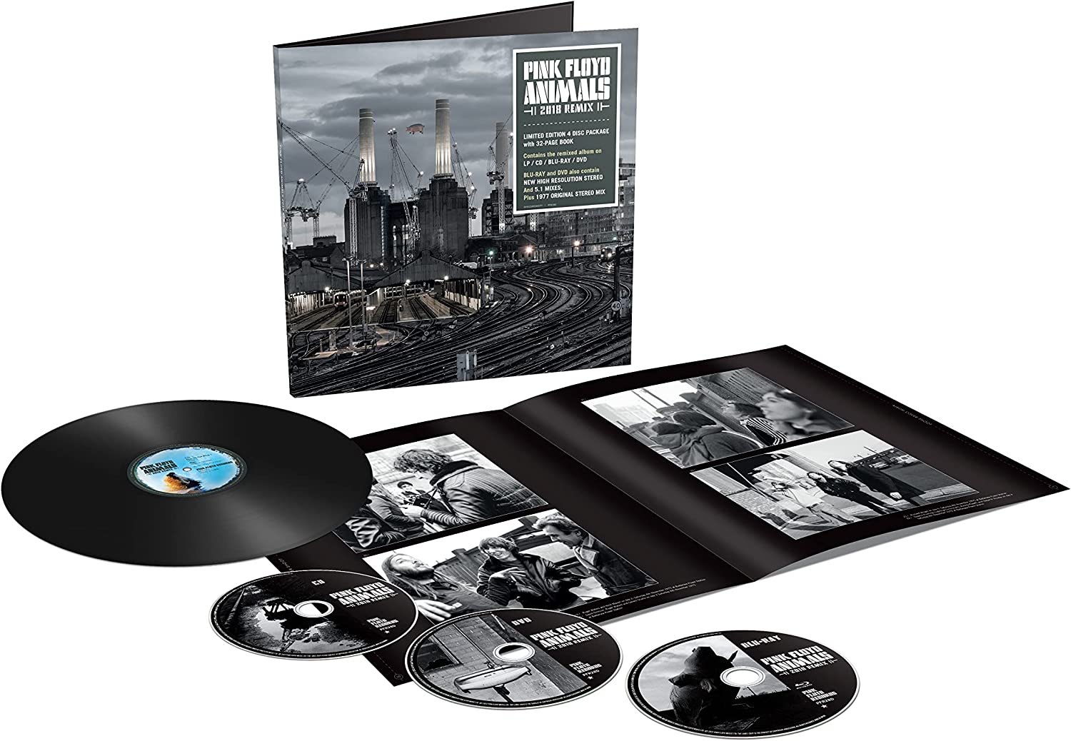  |  Vinyl LP | Pink Floyd - Animals (2018 Remix) (LP+CD+DVD+Blu-ray+Book)) | Records on Vinyl
