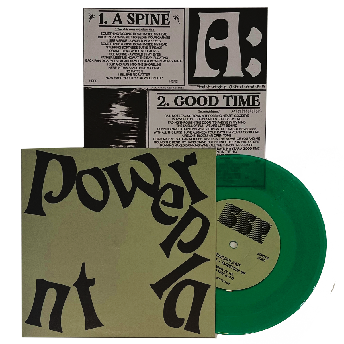  |  7" Single | Powerplant - A Spine / Evidence (Single) | Records on Vinyl