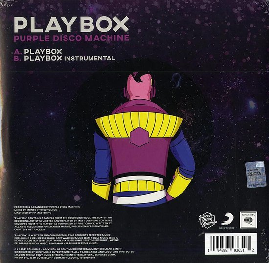  |  12" Single | Purple Disco Machine - Playbox (Single) | Records on Vinyl