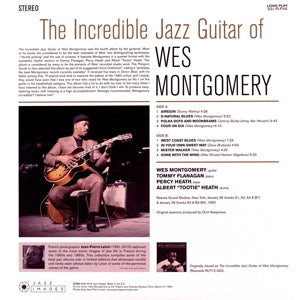  |  Vinyl LP | Wes Montgomery - Incredible Jazz Guitar (LP) | Records on Vinyl